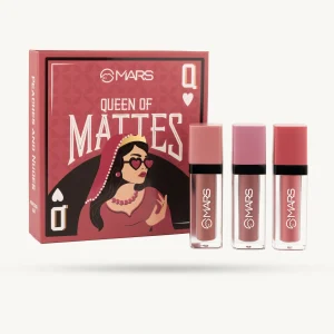 MARS Queen of Mattes Liquid Lipsticks Box Set (Peaches and Nudes)