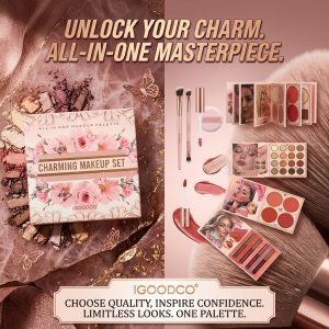 IGOODCO CHARMING 8 IN 1 MAKEUP BOOK SET