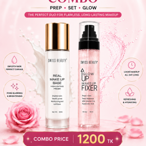 Swiss Beauty Glow Up Makeup Fixer + Primer Combo Offer